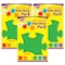 Trend Enterprises Puzzle Pieces Classic Accents Variety Pack, 36 Per Pack, PK3 T10906 - alternate 1